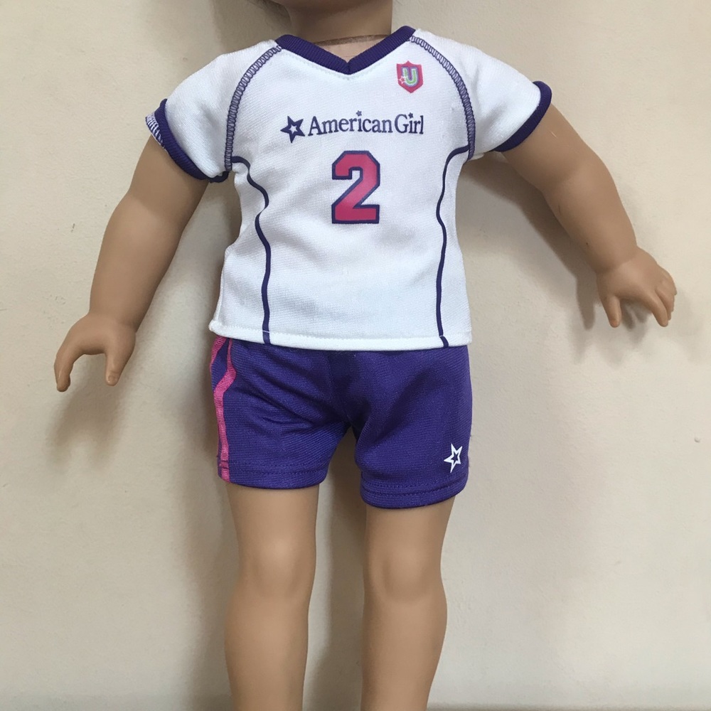 American girl doll soccer outfit!